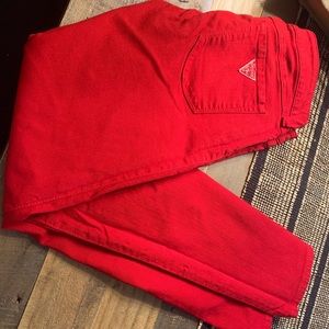 Red guess jeans - size 27